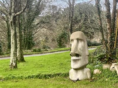 Driveway and main entrance